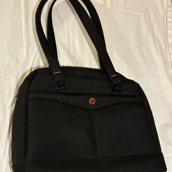 Targus Black Nylon Laptop Tote Bag