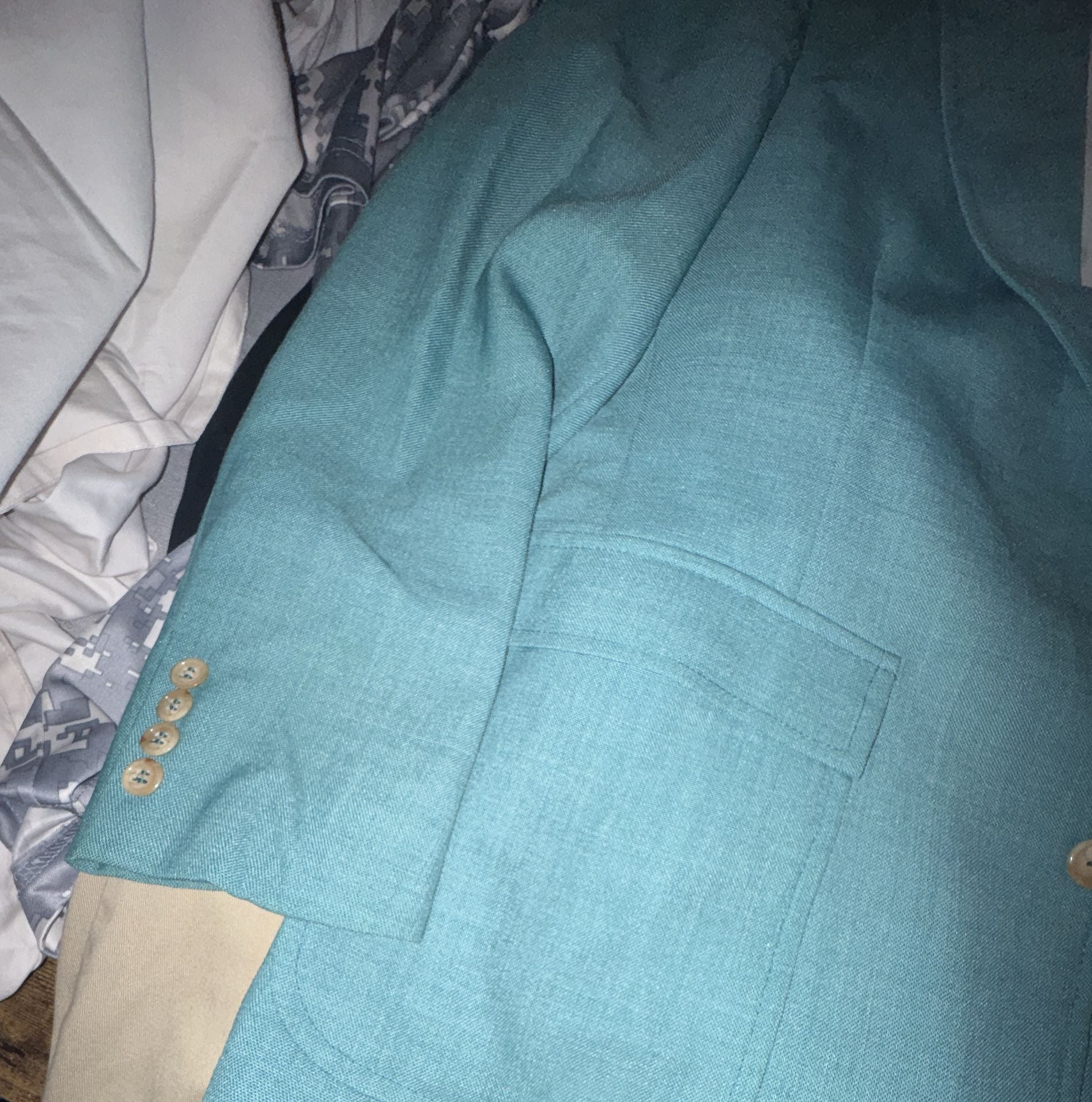 Le Tigre Teal Blazer Jacket 6