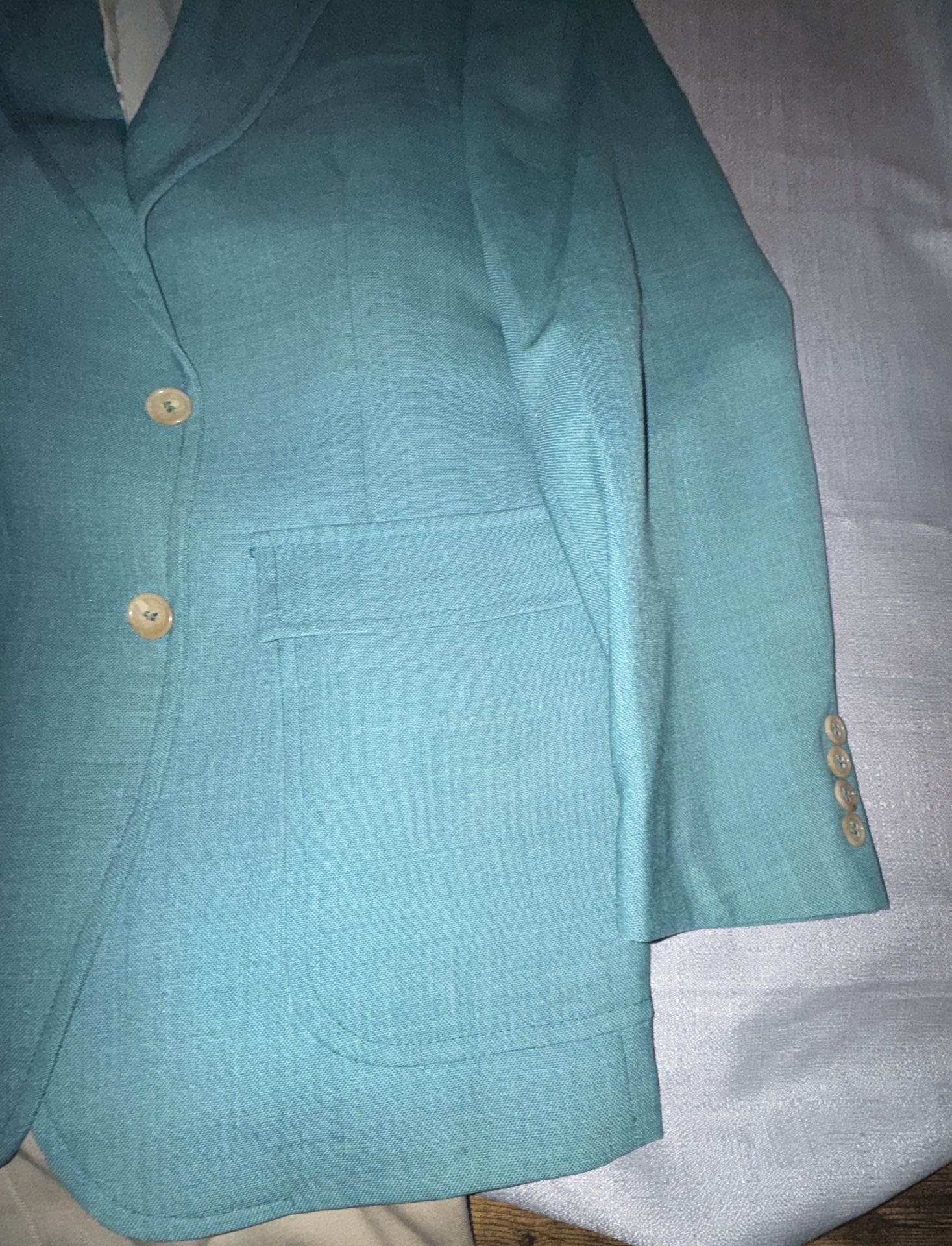 Le Tigre Teal Blazer Jacket 4
