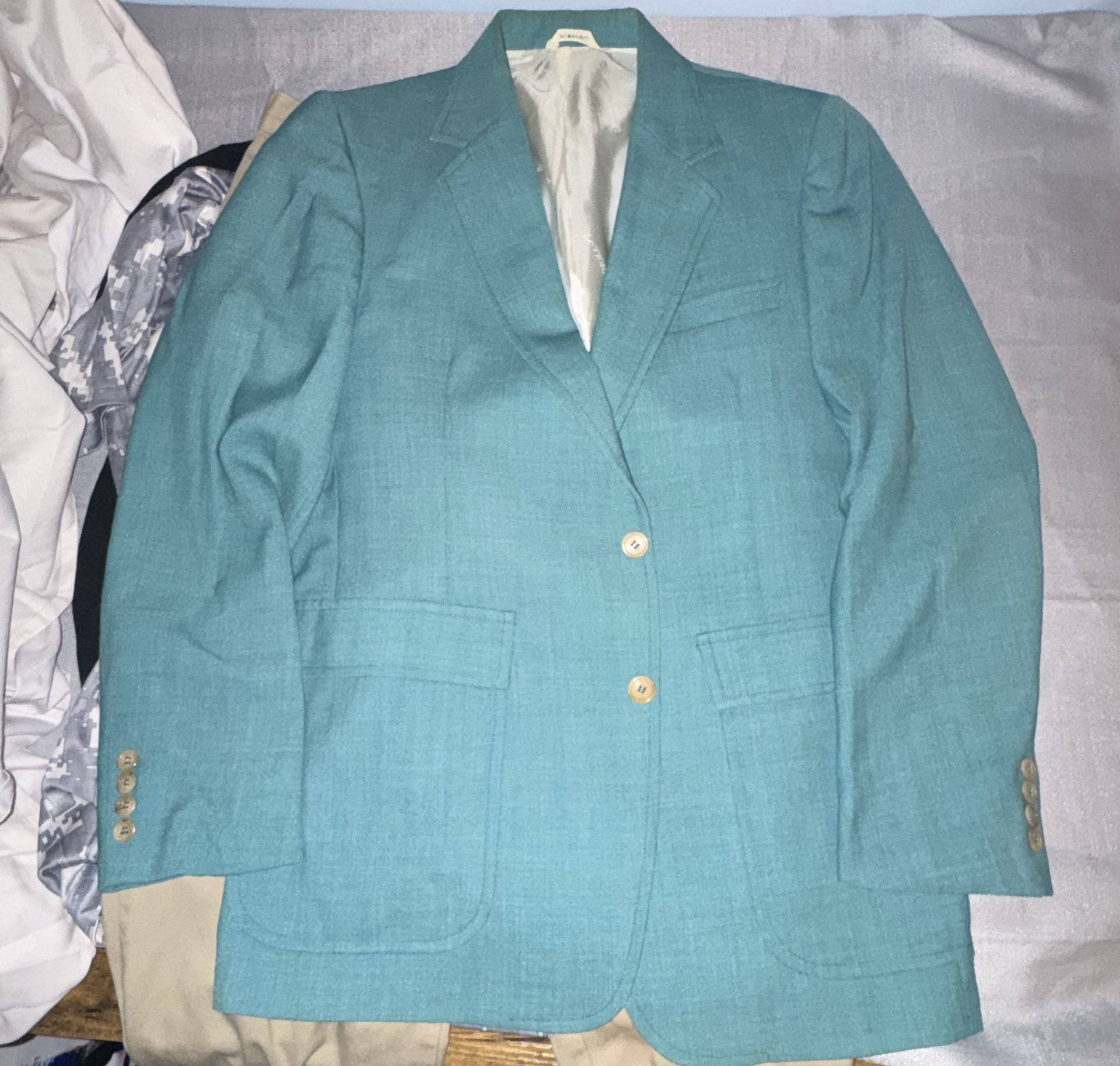 Le Tigre Teal Blazer Jacket 2