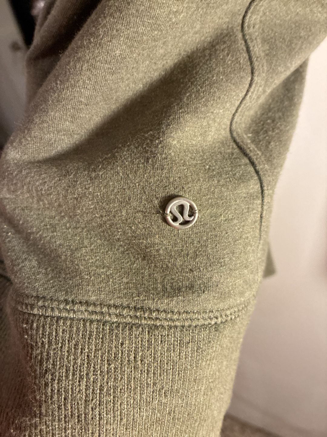 Lululemon Mula Bundle Wrap Jacket Size 4 Green Gray Asymmetrical Moto 4