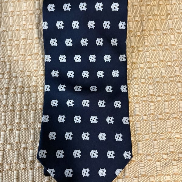 College Classics University of North Carolina UNC Tar Heels Silk Tie