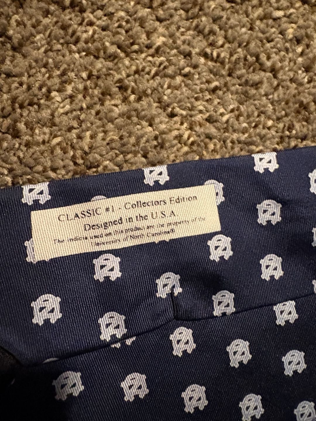 College Classics University of North Carolina UNC Tar Heels Silk Tie 4
