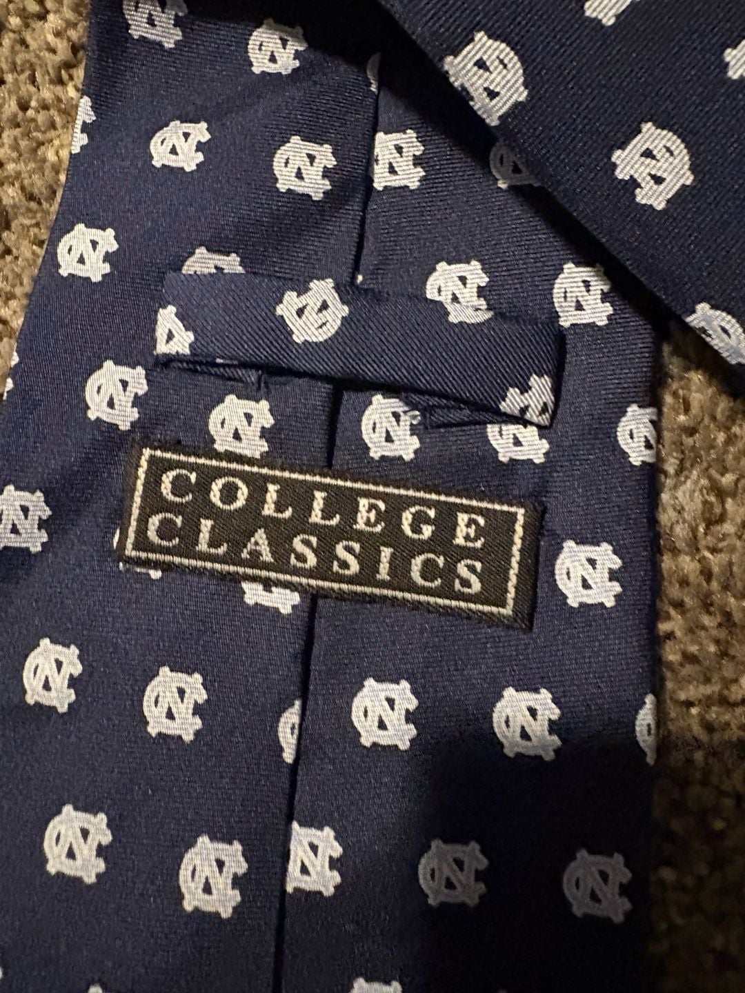 College Classics University of North Carolina UNC Tar Heels Silk Tie 6