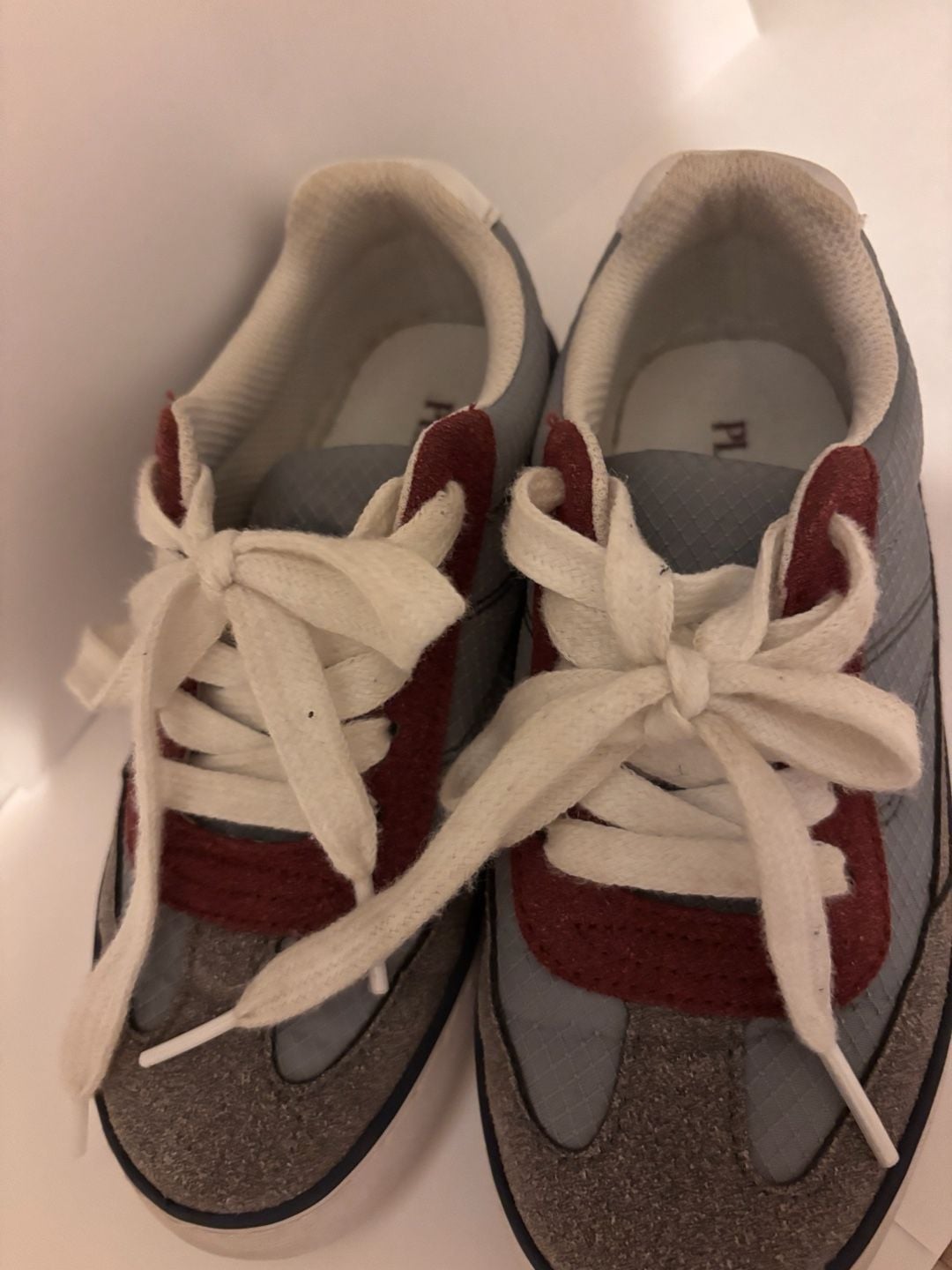 The Children's Place Sneakers Size 12 Blue Gray Maroon Low Top 8