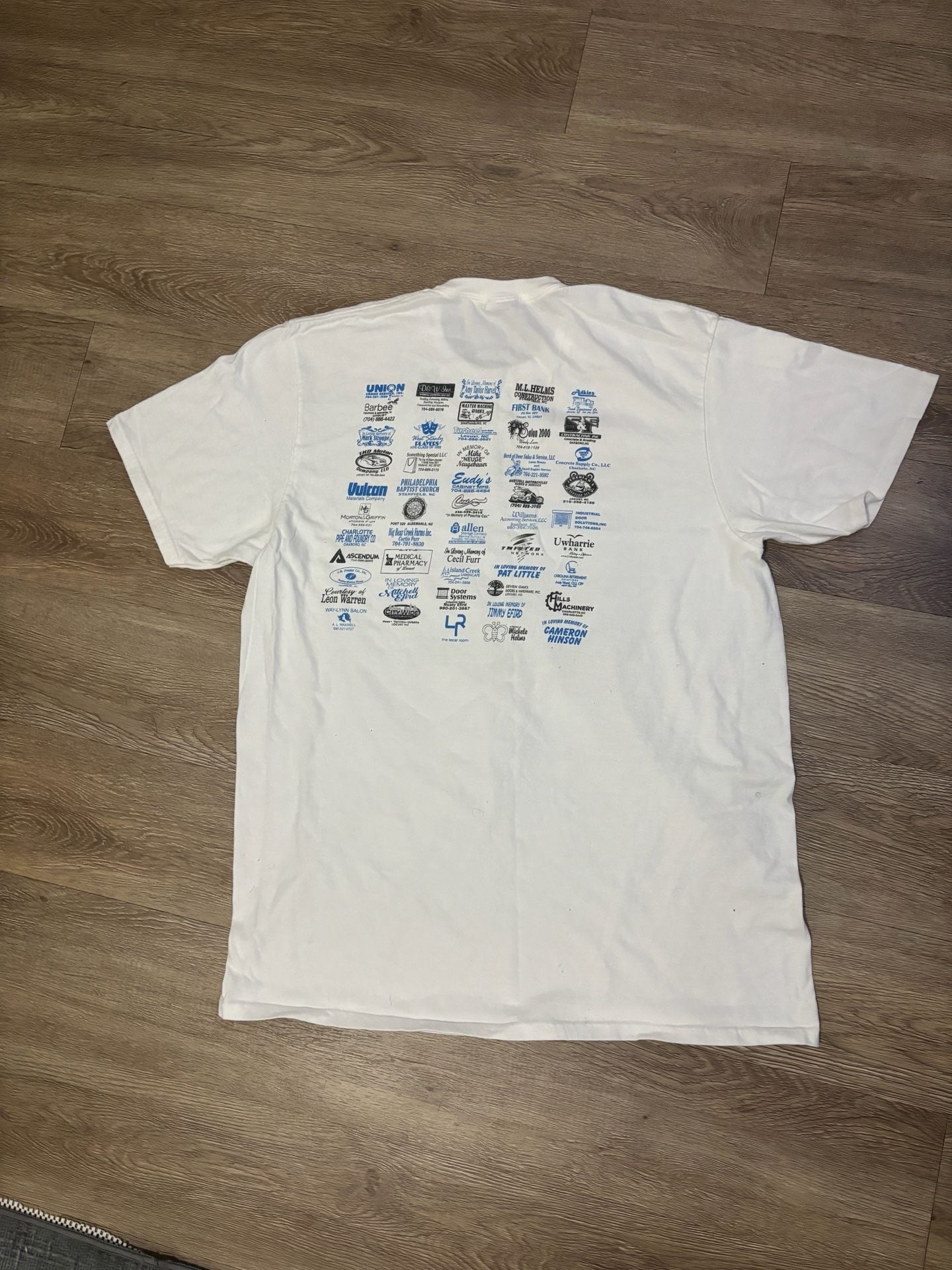 Gildan Kerri D. Efrid Memorial Scholarship Bike Run T-Shirt White 3