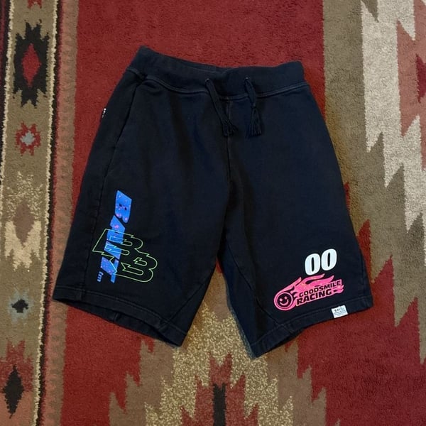 BAIT Goodsmile Racing Shorts Size Small Black Sweatshorts