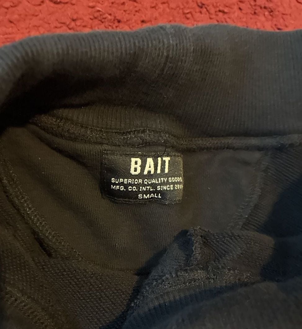 BAIT Goodsmile Racing Shorts Size Small Black Sweatshorts 6
