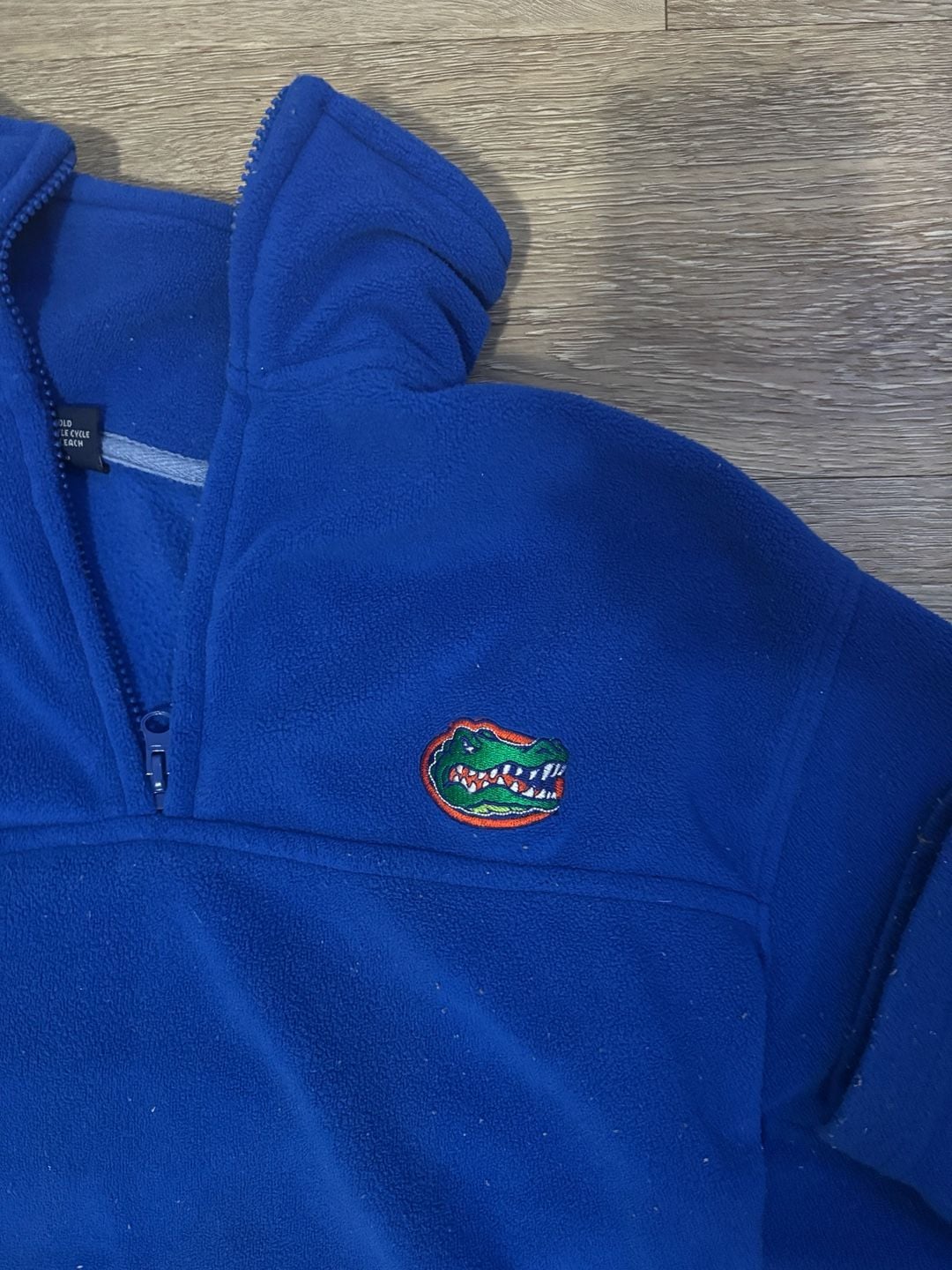 Weatherproof Florida Gators Quarter-Zip Fleece Size S Blue 3