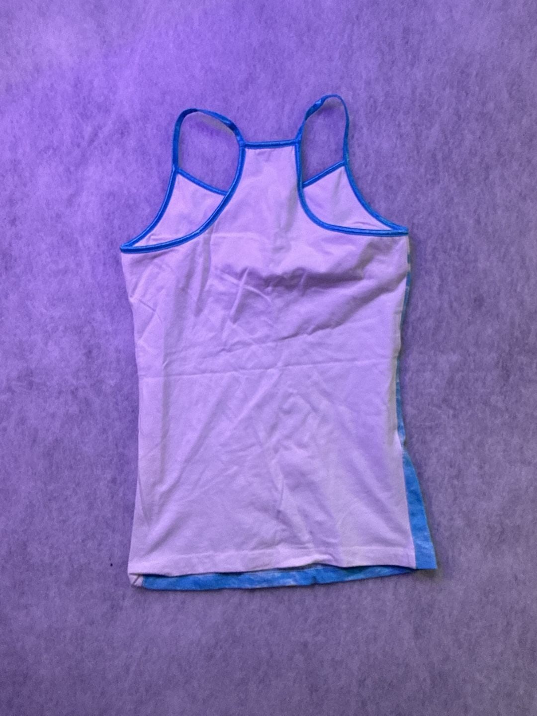 P.S. from Aeropostale Tank Top Size L(12) Blue Surf Love Graphic 7