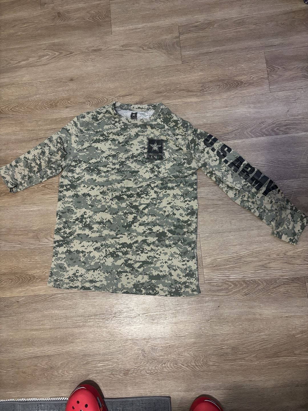 U.S. Army Long Sleeve T-Shirt Size M Digital Camouflage 2