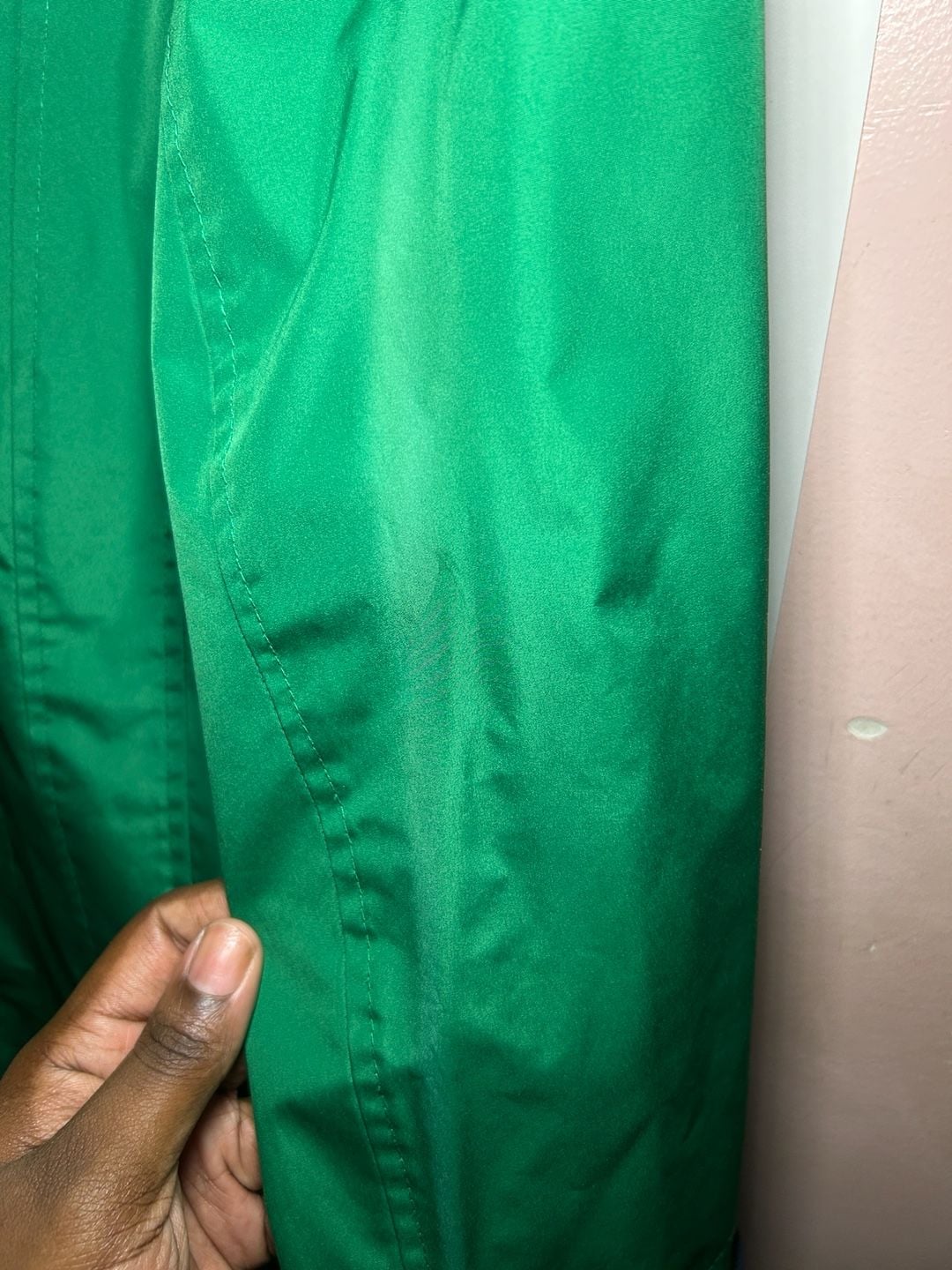 Susan Graver Hooded (Rain) Jacket| Size M |Green Full Zip 5