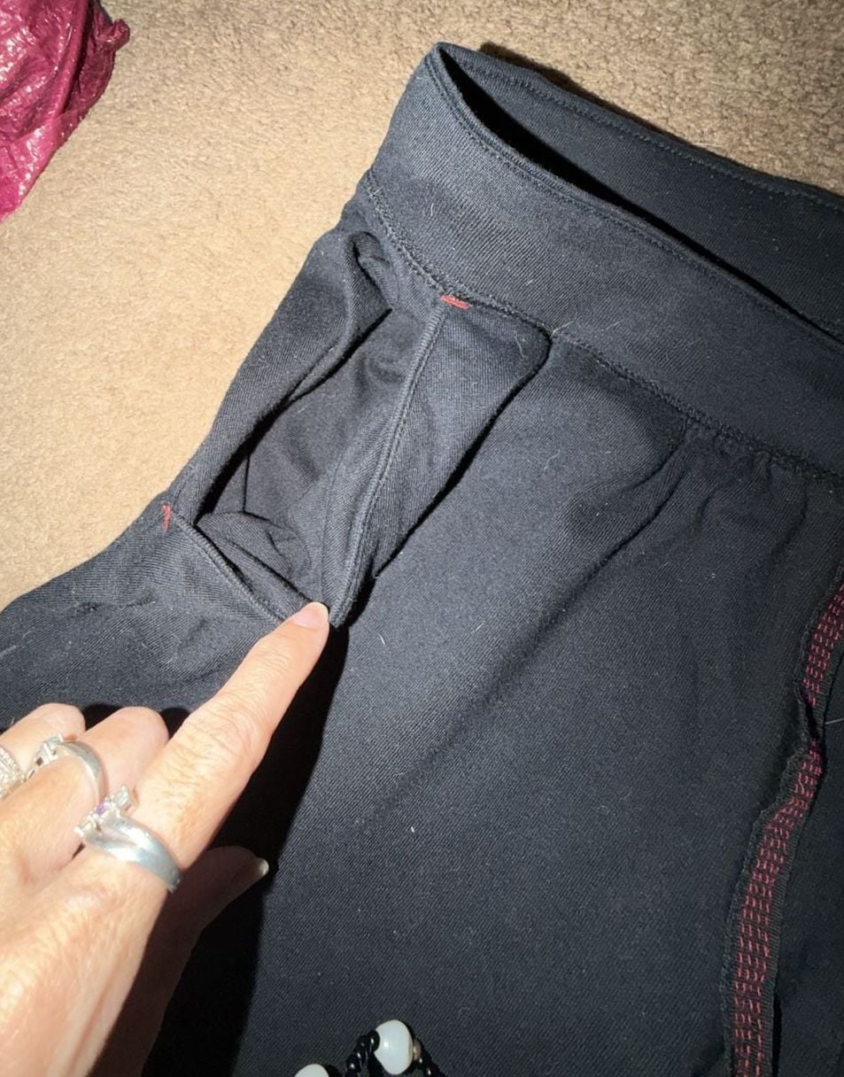Tommy Bahama Lounge Pants Size L Black Cotton Blend Drawstring 5