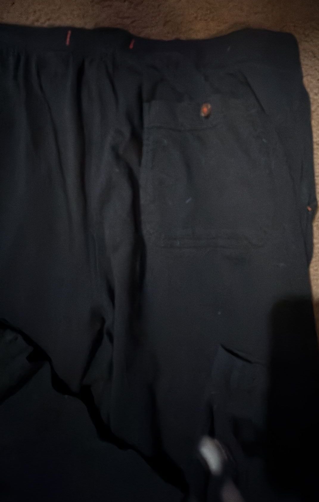 Tommy Bahama Lounge Pants Size L Black Cotton Blend Drawstring 8