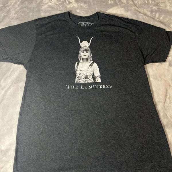 2016 The Lumineers Cleopatra World Tour T-Shirt Size Large Grey