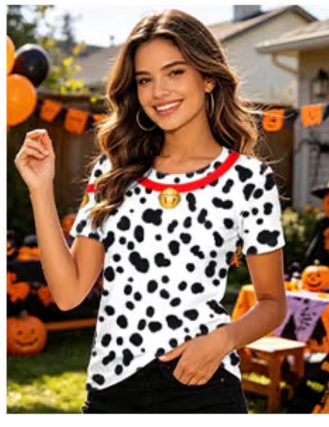 Magrank Dalmatian Costume Size XL Short Sleeve T-Shirt 2
