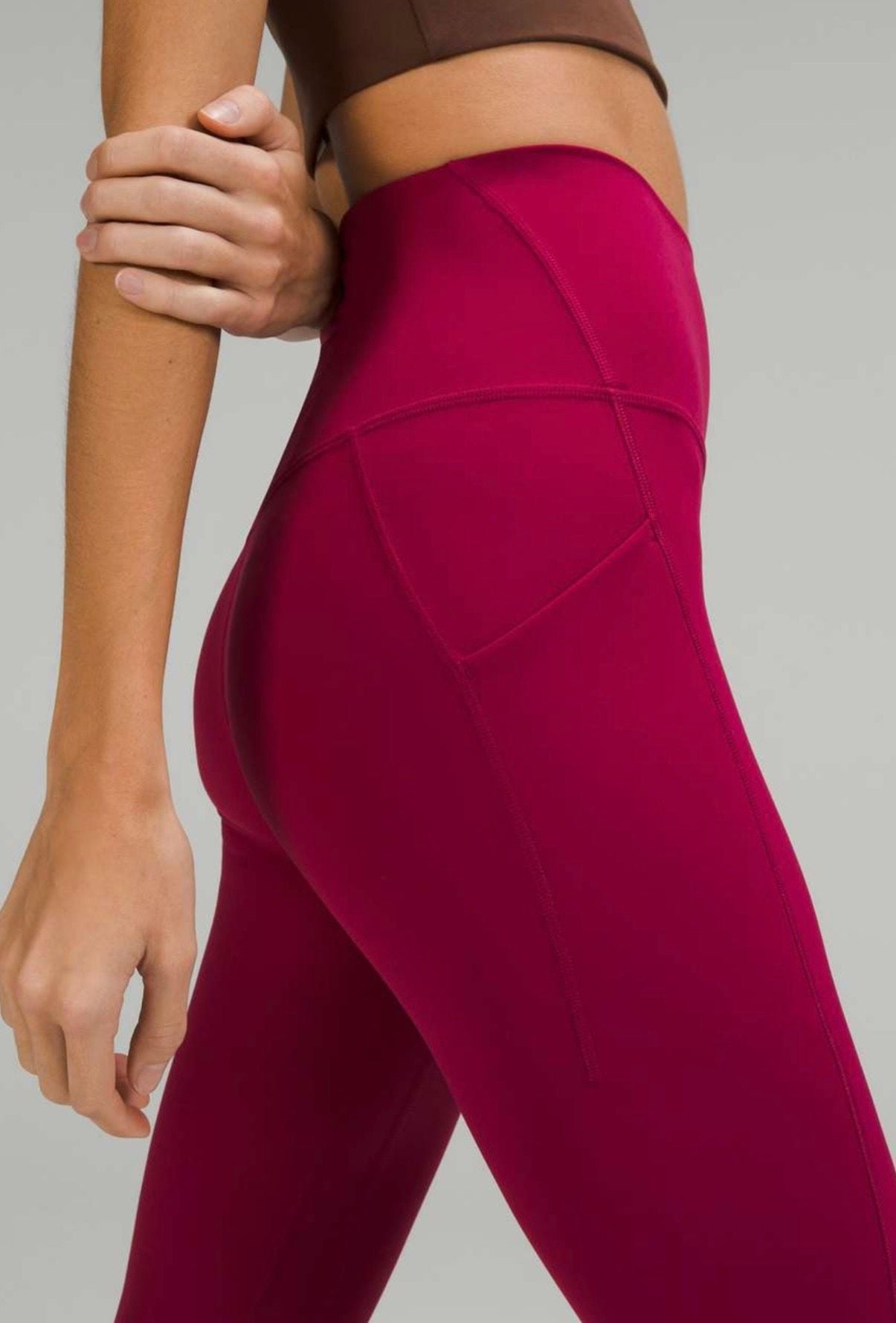 Lululemon Align High-Rise Pant with Pockets Size 14 Red Leggings 2