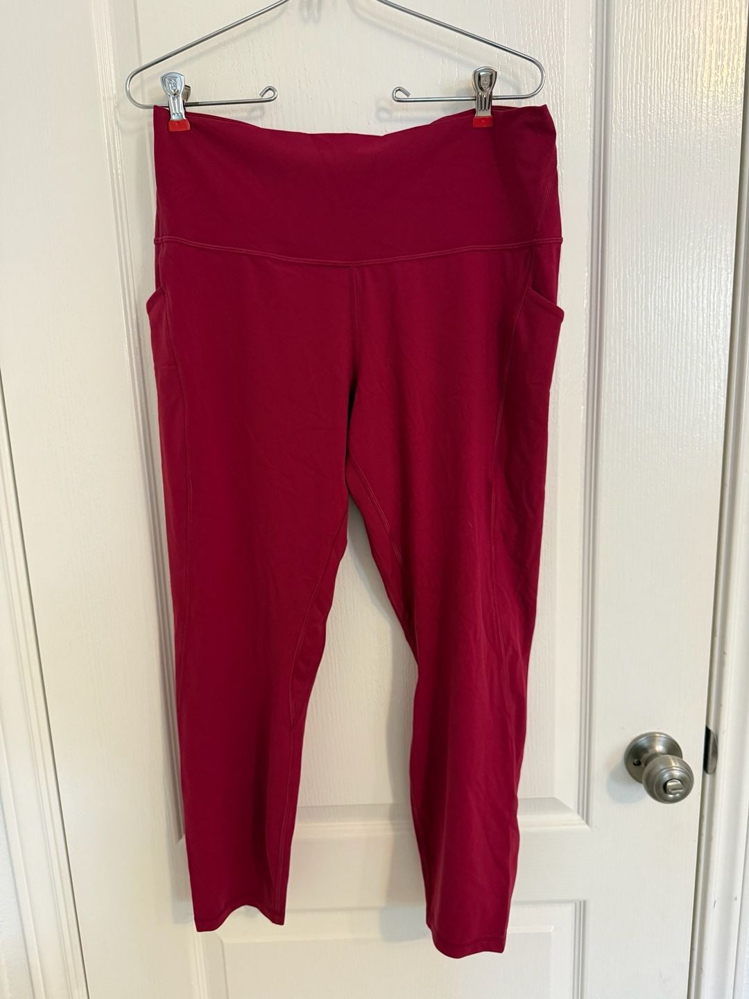 Lululemon Align High-Rise Pant with Pockets Size 14 Red Leggings 3