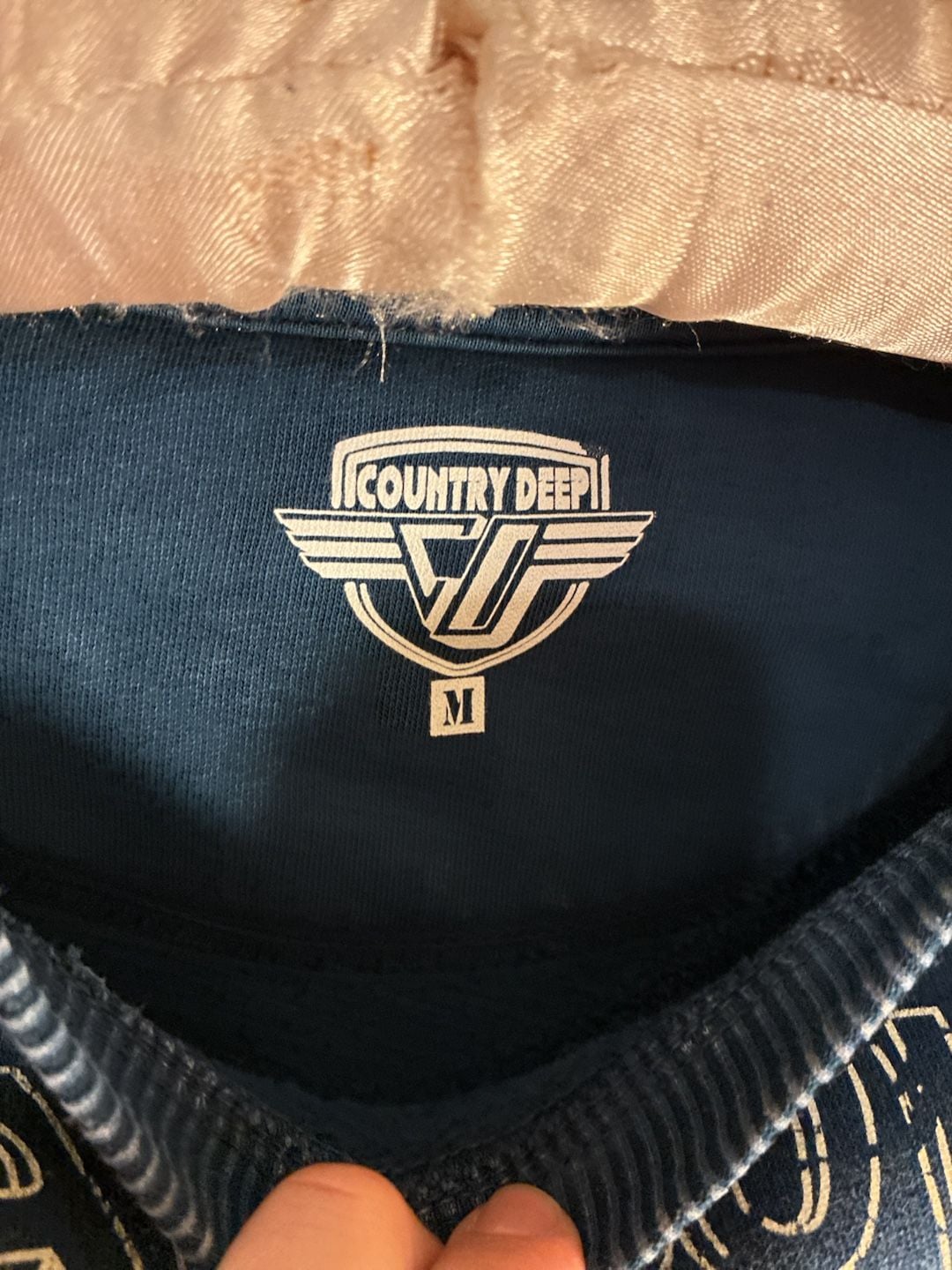 Country Deep Urban Cowboy Sweatshirt Size M Blue Mechanical Bull 4