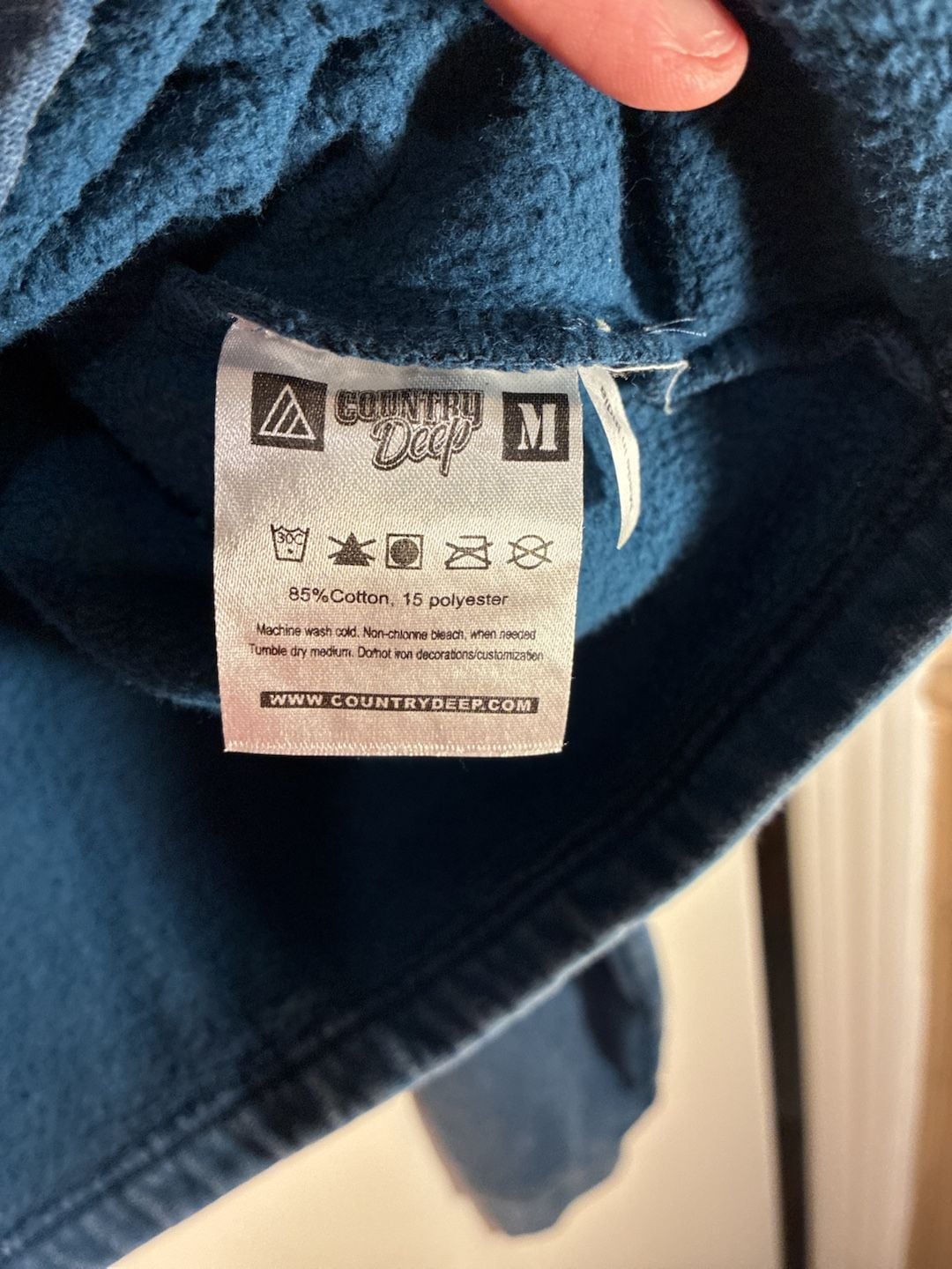 Country Deep Urban Cowboy Sweatshirt Size M Blue Mechanical Bull 5
