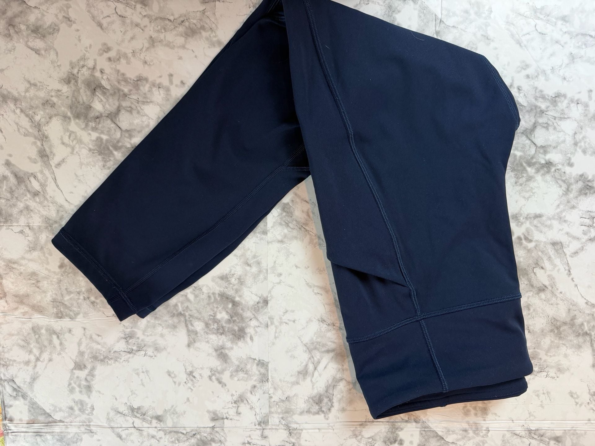 Lululemon Time To Sweat Crop Leggings True Navy 4