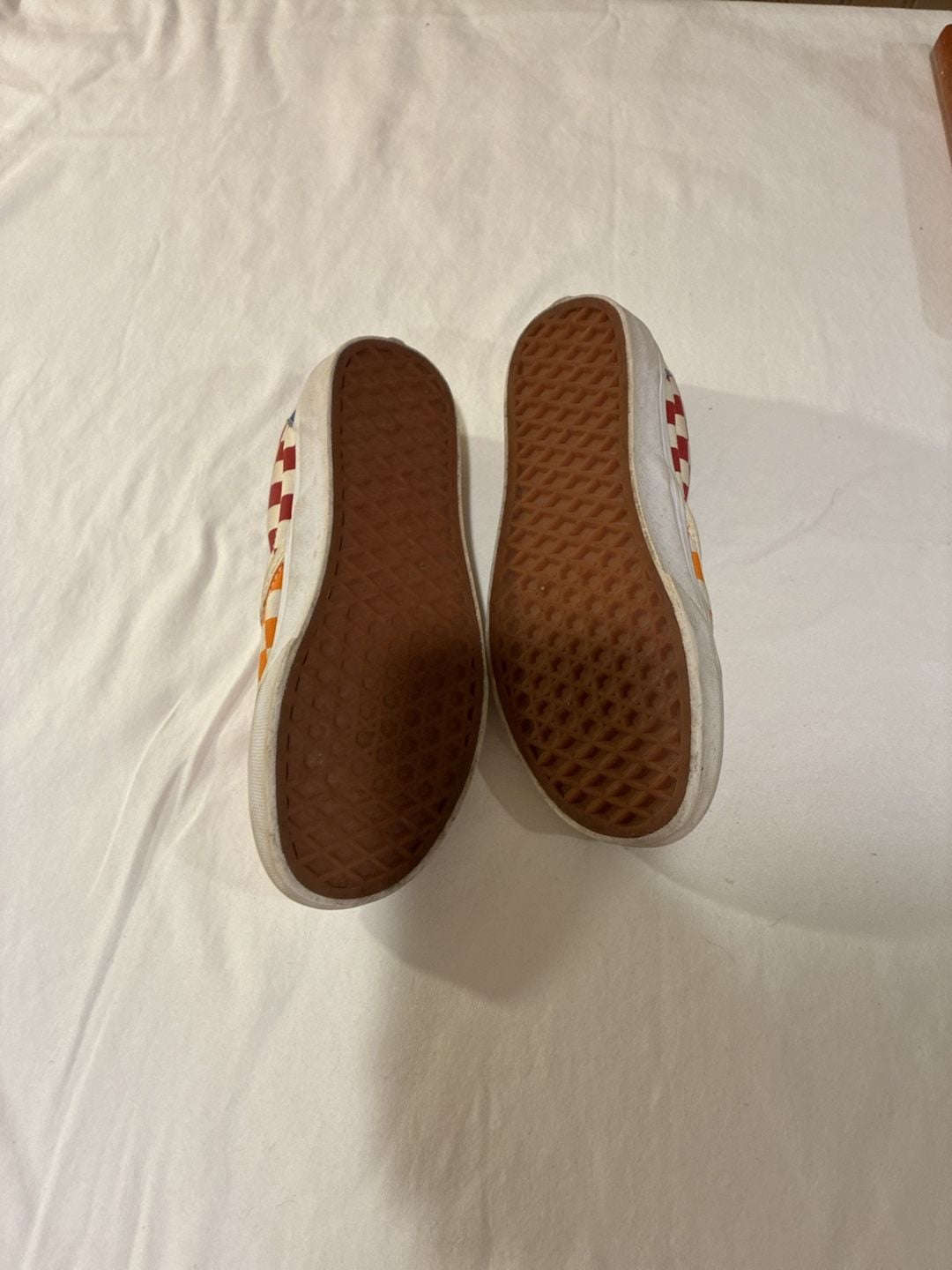 Vans Classic Slip-On Checkerboard Multi-True Size 4.0 Multicolor M 4/Women 5.5 5