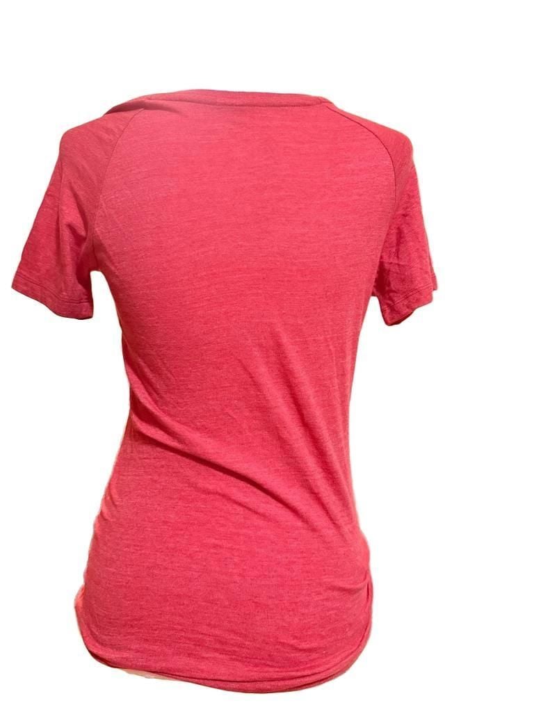 Adidas Los Angeles Clippers V-Neck T-Shirt Red Heathered 7