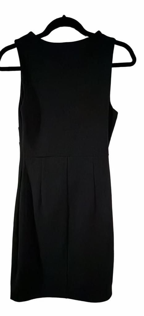 Express Sleeveless Dress Size S Black Pleated Neckline 8