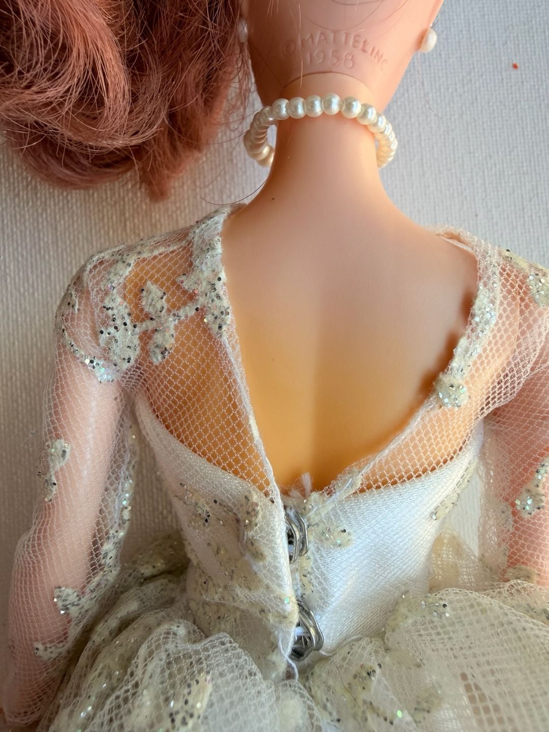 Mattel Barbie Reproduction Wedding Day Doll Red Hair 11