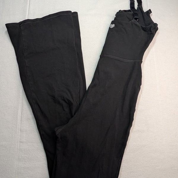 Forever 21 Active Flare Jumpsuit Size S Black Romper Bodysuit