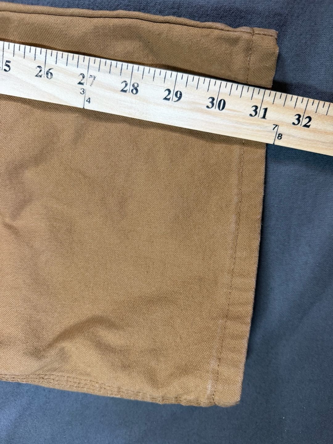 Dickies Carpenter Pants Size 40x32 Brown Canvas Workwear 8