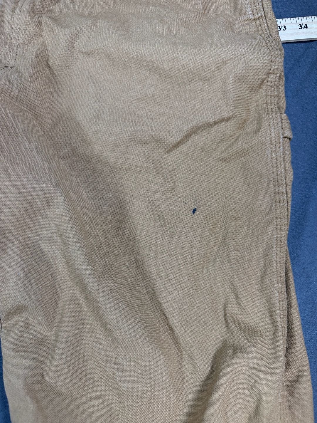Dickies Carpenter Pants Size 40x32 Brown Canvas Workwear 9