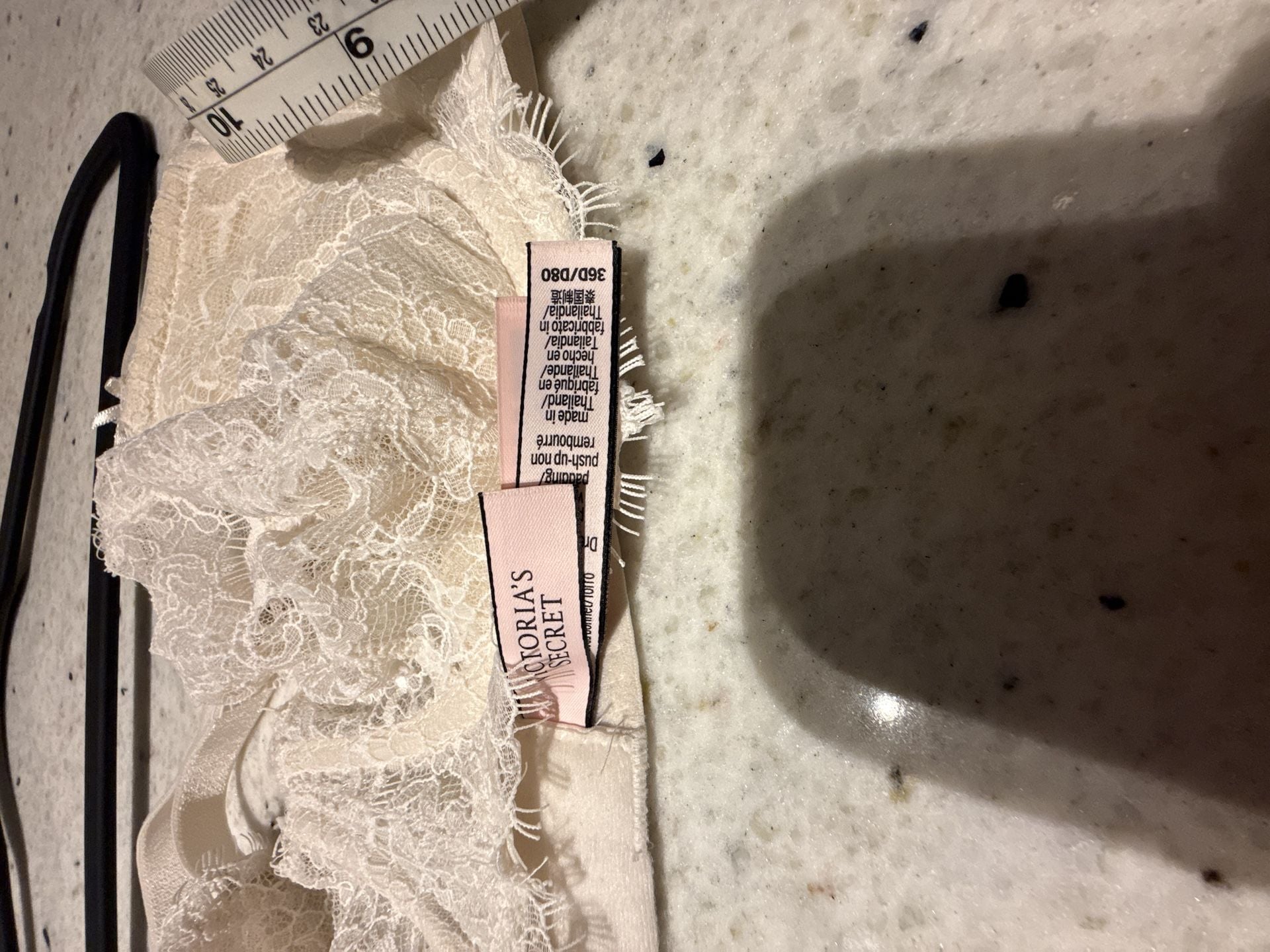 Victoria's Secret Lace Multiway Bralette Size 36D White 5