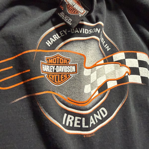 Harley Davidson Dublin Ireland T-Shirt Size 2XL Black