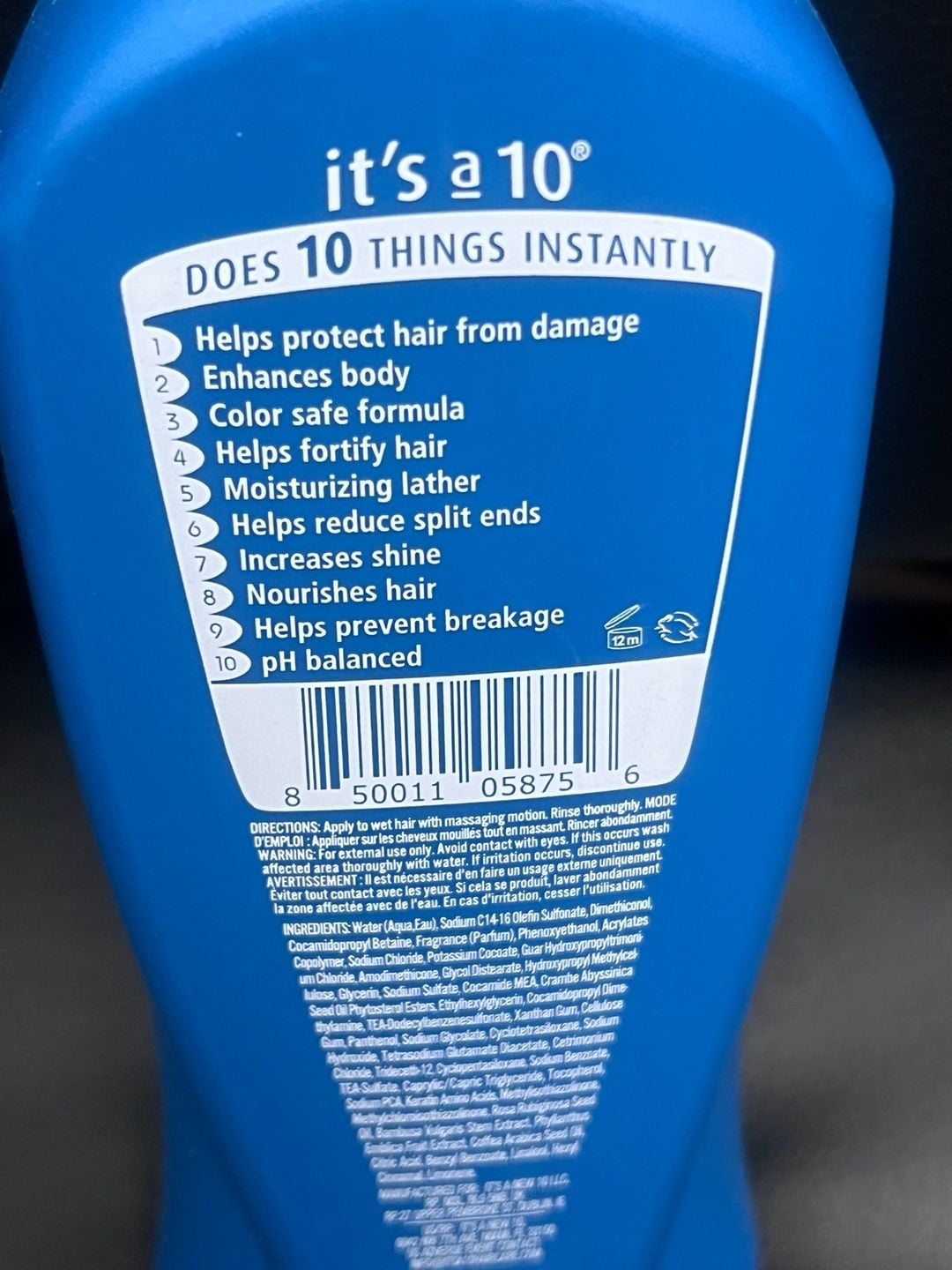 it's a 10 Haircare Potion 10 Miracle Repair Shampoo, 10 fl. oz. (Pack of 2) 2