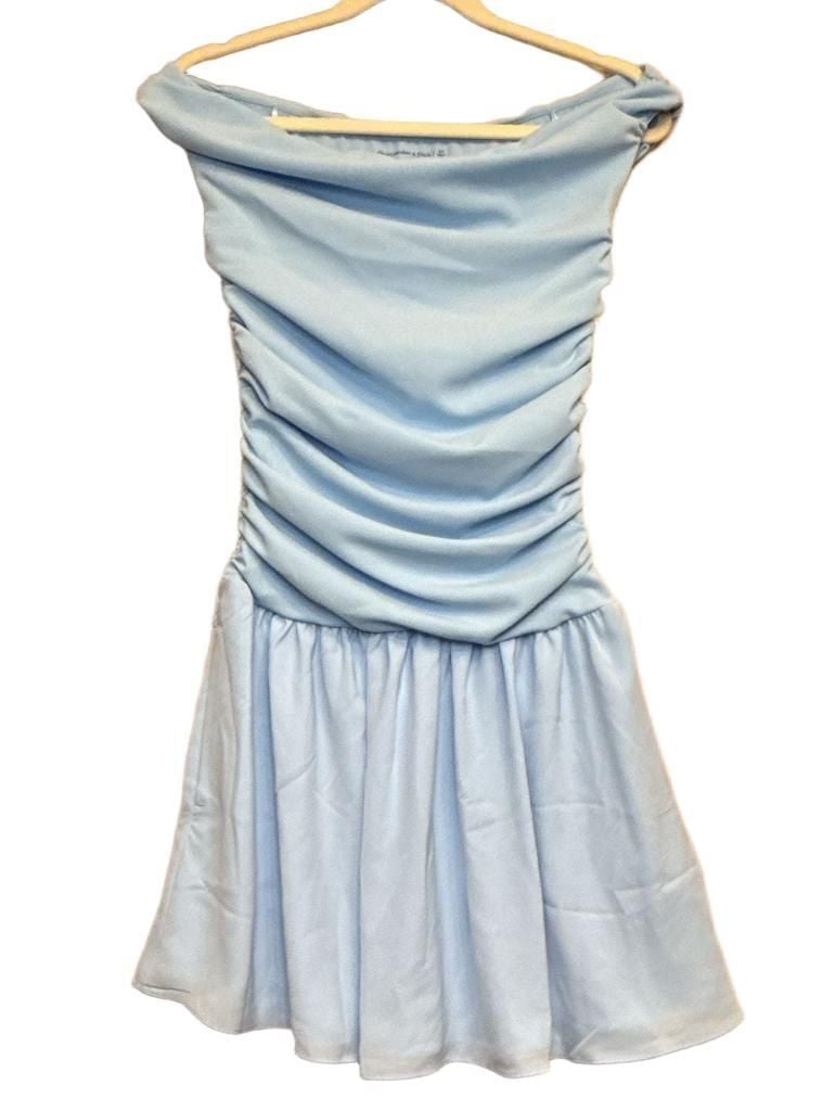 Y2K Abercrombie Off Shoulder Mini Dress with Pockets 2