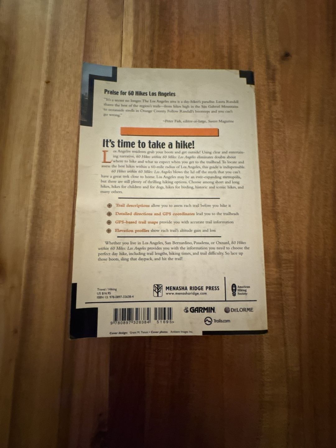 Menasha Ridge Press 60 Hikes within 60 Miles Los Angeles Book Laura Randall 2