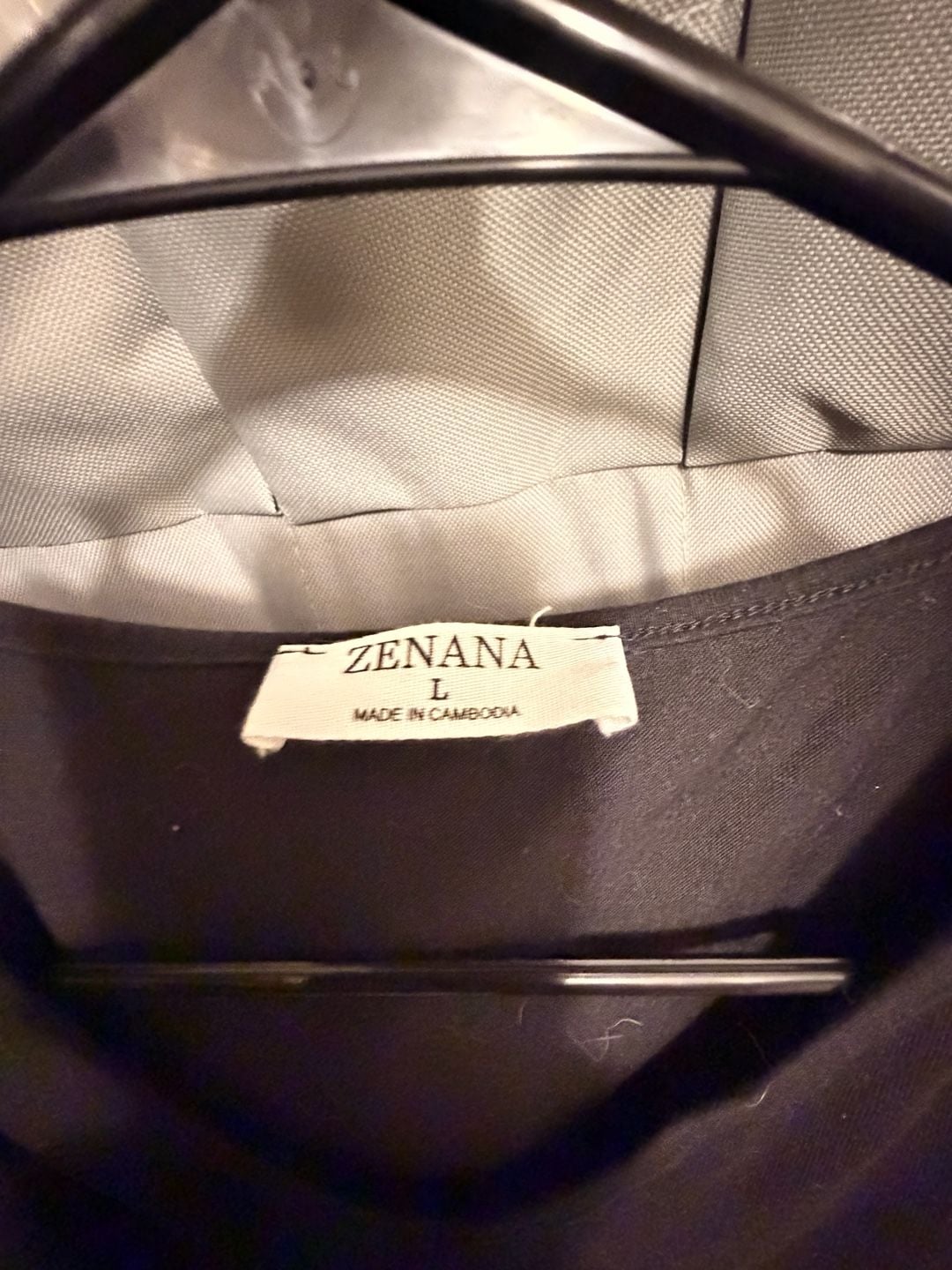Zenana Dress Size L Black Sleeveless Drawstring Waist 4