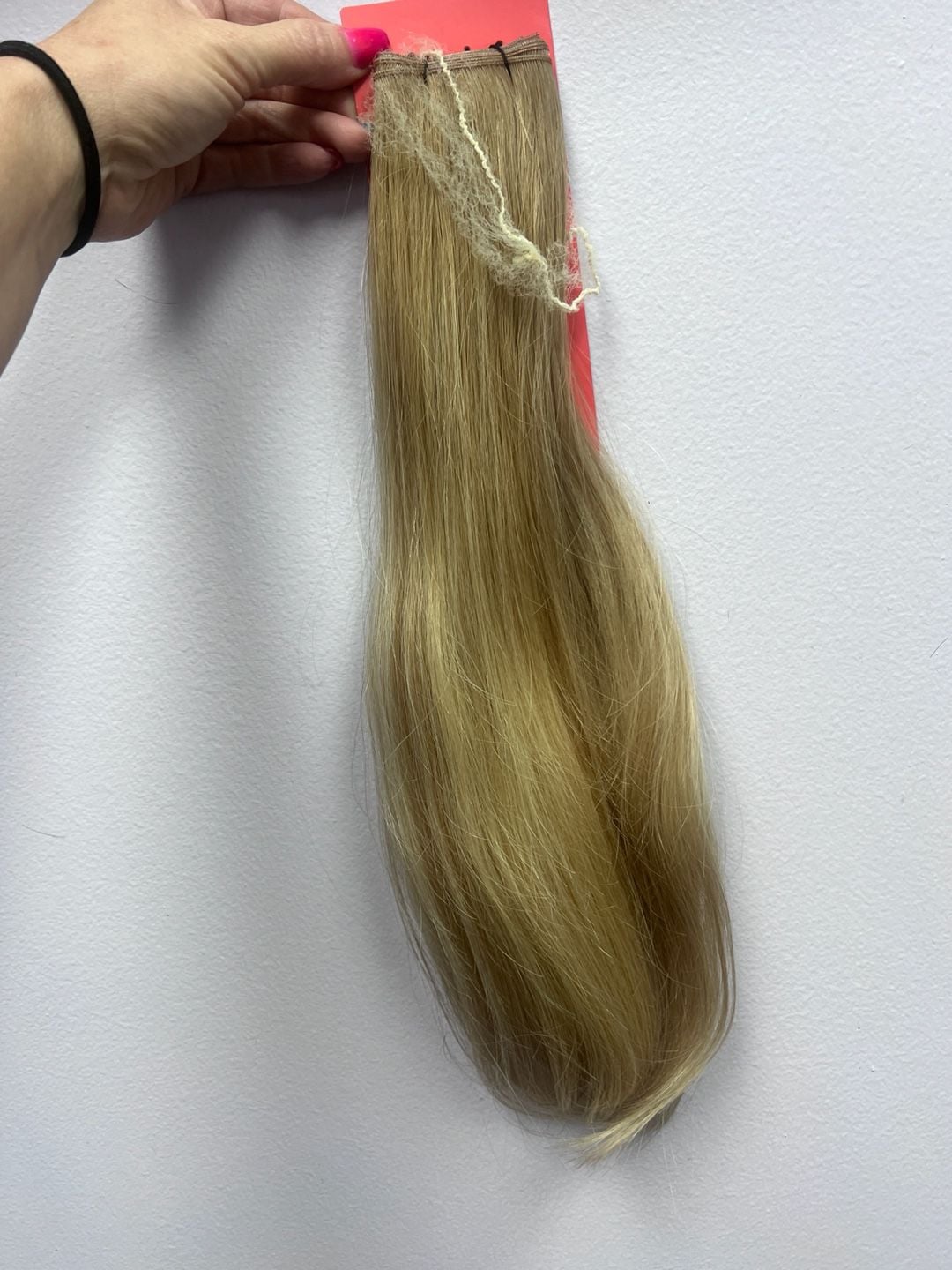 Donna Bella Hybrid Weft Extensions 7N & 11N Light Blonde Balayage 9