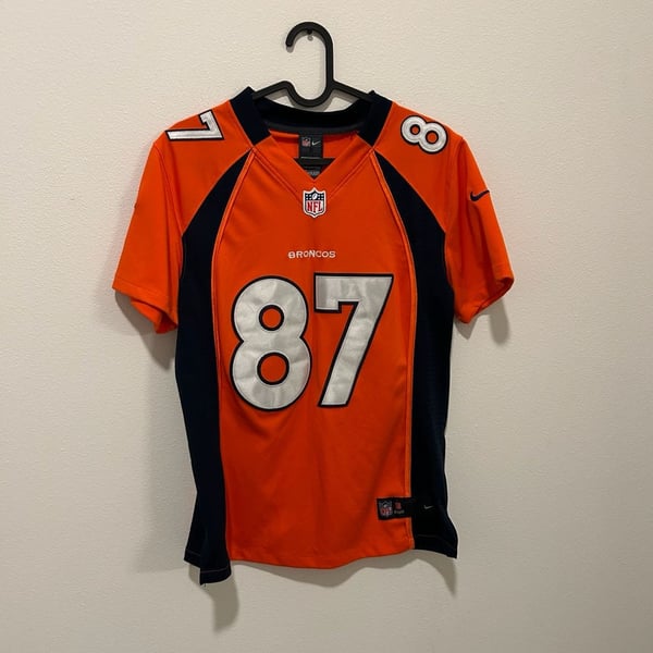 Nike Denver Broncos Eric Decker #87 Size S Orange Jersey