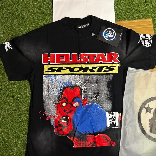 Hellstar Knock Out Bigger Than Satan T-Shirt Size S Black