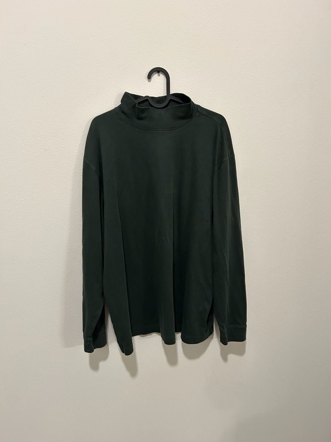 L.L. Bean Turtleneck Shirt Size XL Green Long Sleeve 2