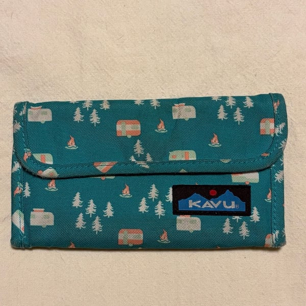 Kavu Big Spender Wallet Camping Print