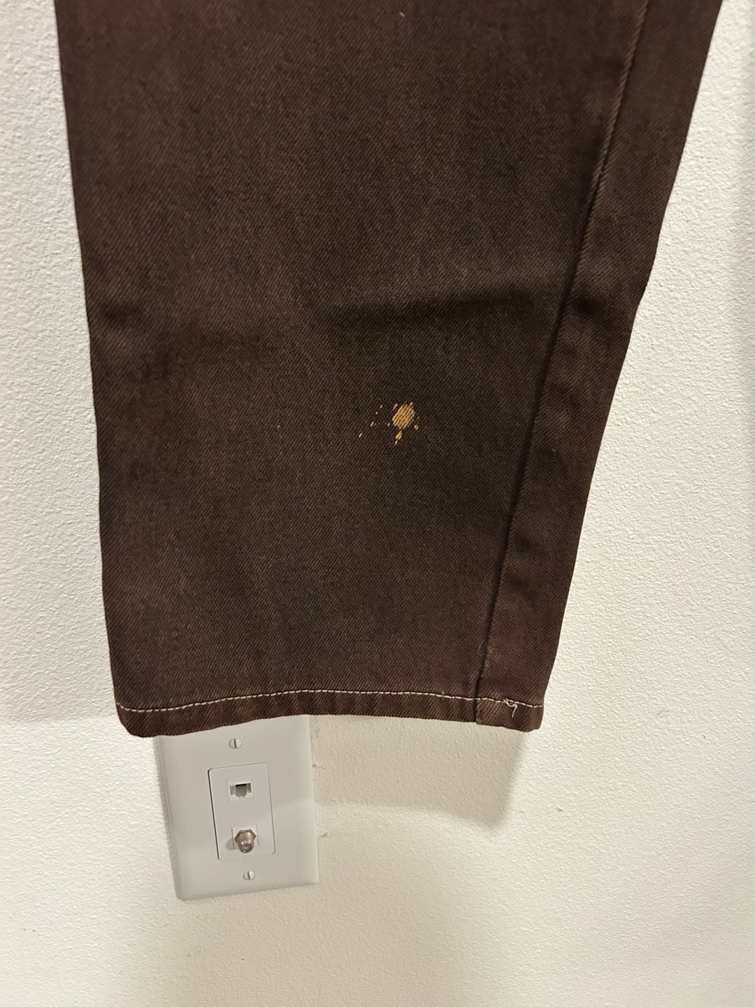 Kansas Jeans Size 36 Brown Pleated Pants 4