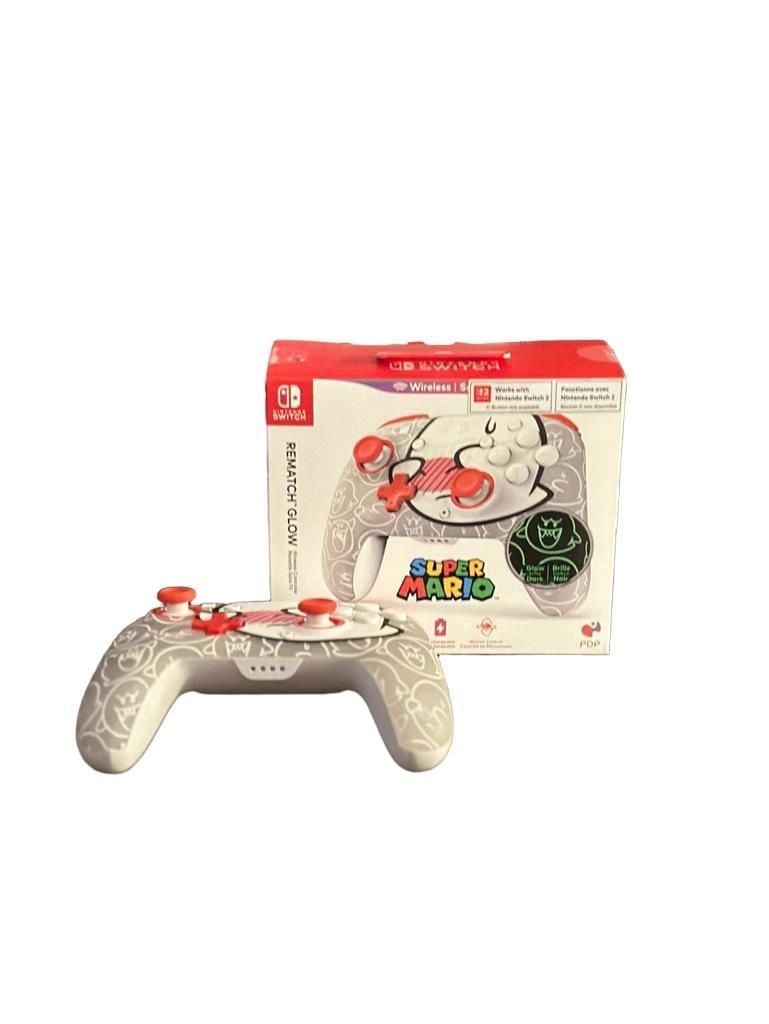 PDP Super Mario Boo Rematch Glow Wireless Controller for Nintendo Switch 11