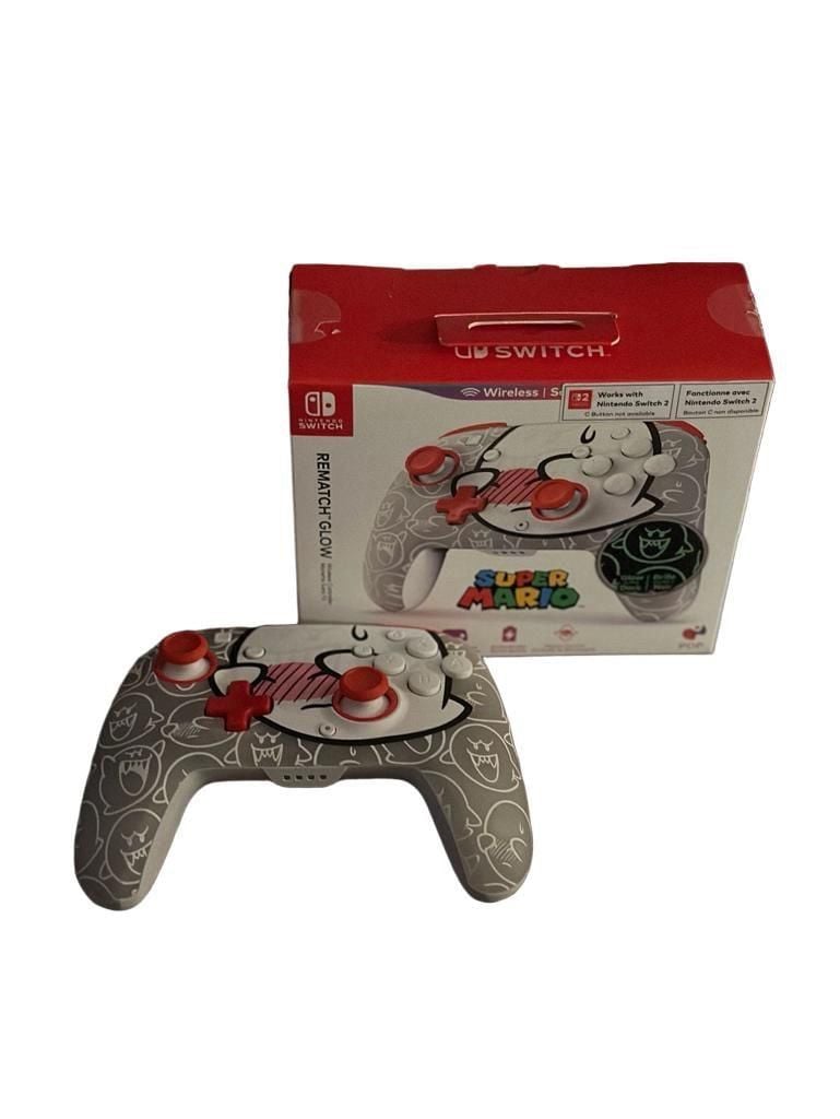 PDP Super Mario Boo Rematch Glow Wireless Controller for Nintendo Switch 8
