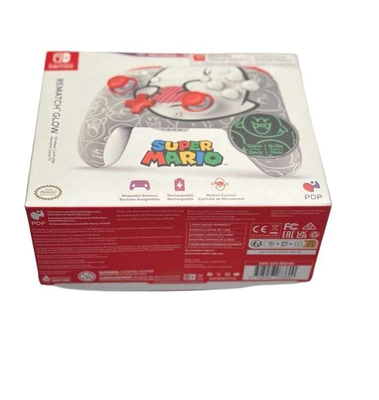 PDP Super Mario Boo Rematch Glow Wireless Controller for Nintendo Switch 5