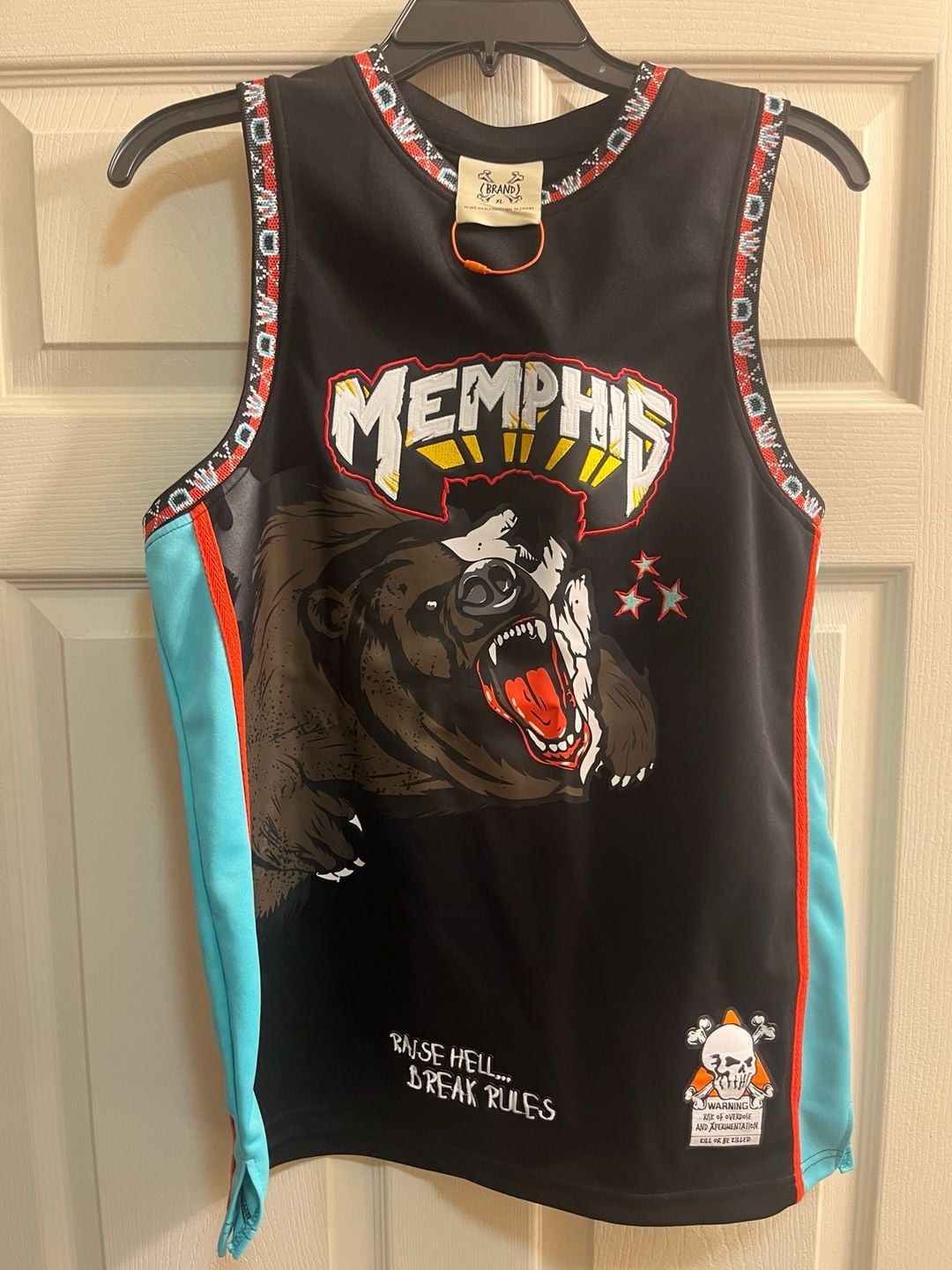 Brand X Memphis Basketball Jersey Size youth XL Morant 12 2