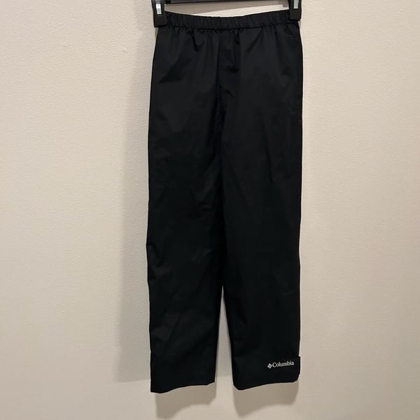 Columbia Kids Rain Pants Size S Black