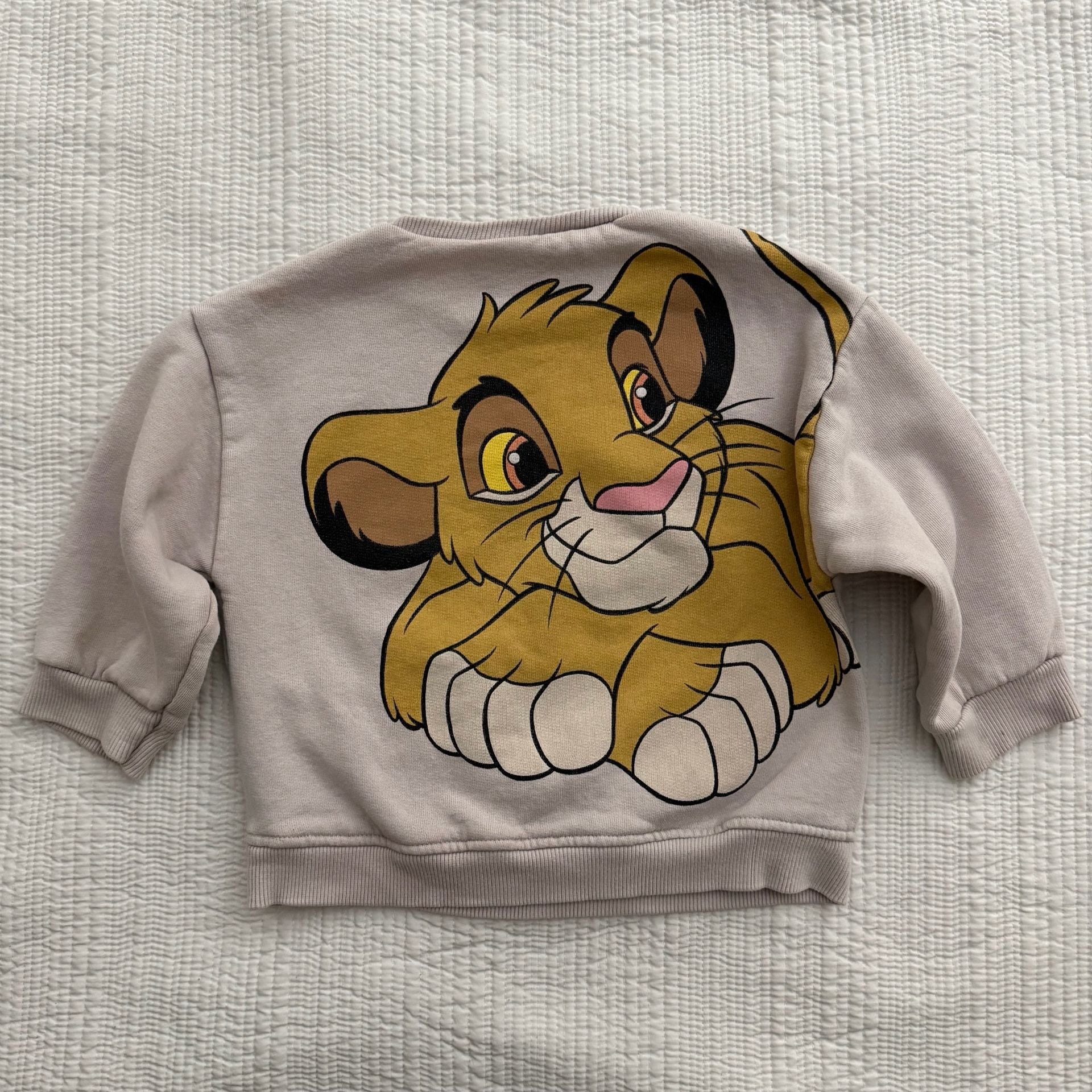 Disney Classics The Lion King Simba Sweatshirt Size 18-24M 2